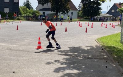 1.TLC-Wettkampf Inline-Techniksprint Geschwenda / Sportplatz „Am Kickelhähnchen“